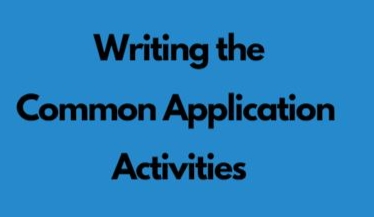 How to Write an Impactful Application Activities List